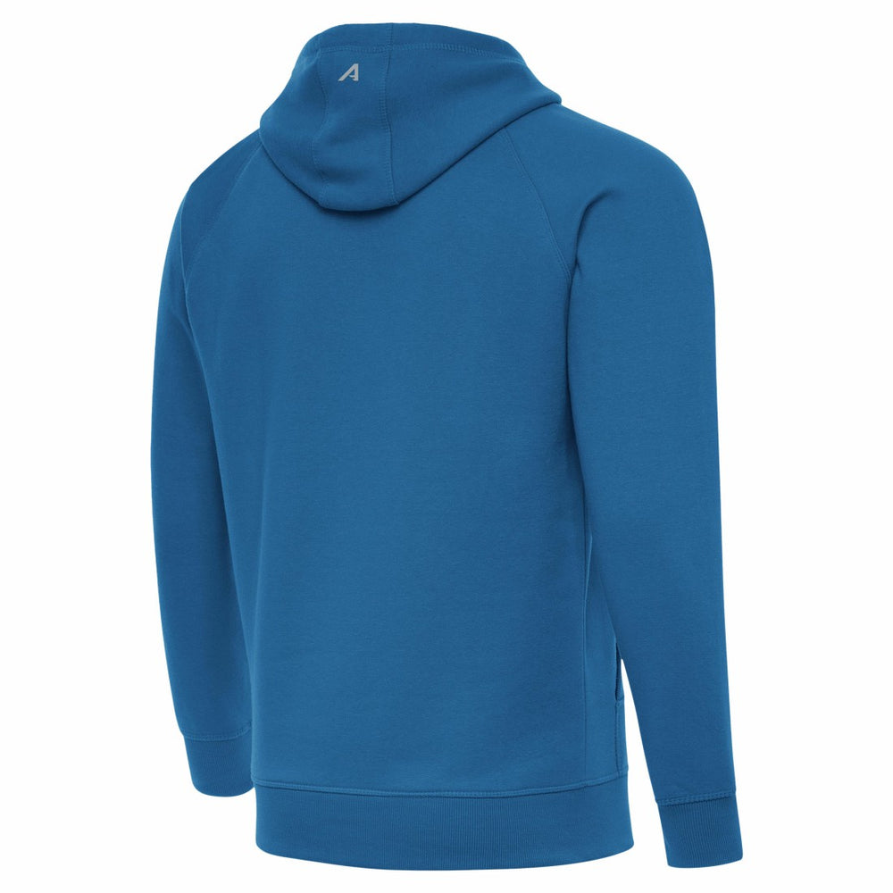 Detroit Lions  Antigua Brushed Carbon Victory Pullover Hoodie