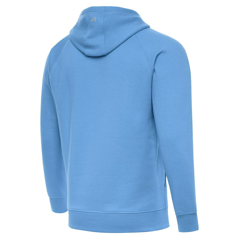 Los Angeles Chargers  Antigua Brushed Carbon Victory Pullover Hoodie