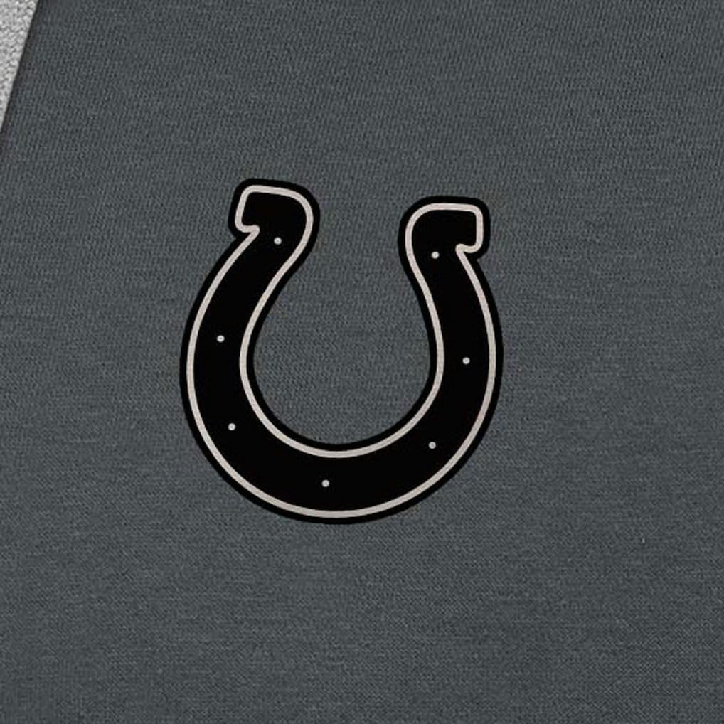 Indianapolis Colts  Antigua Brushed Carbon Victory Pullover Hoodie