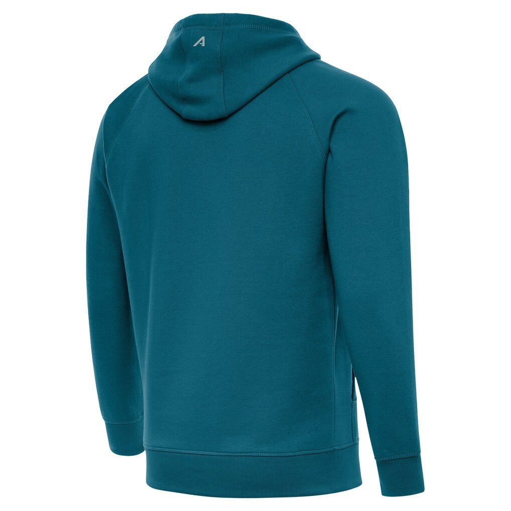Jacksonville Jaguars  Antigua Brushed Carbon Victory Pullover Hoodie