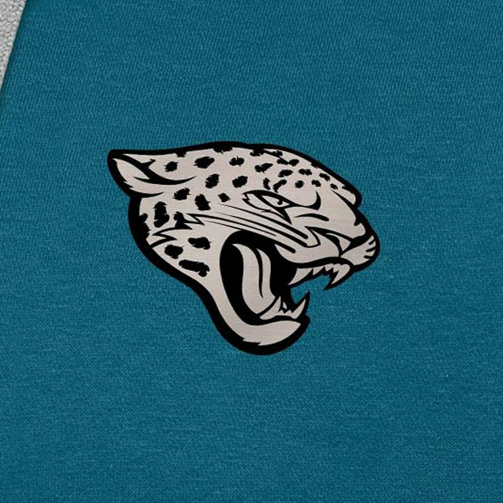Jacksonville Jaguars  Antigua Brushed Carbon Victory Pullover Hoodie