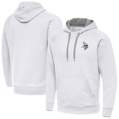 Minnesota Vikings  Antigua Brushed Carbon Victory Pullover Hoodie