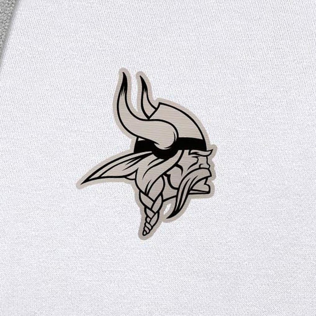 Minnesota Vikings  Antigua Brushed Carbon Victory Pullover Hoodie