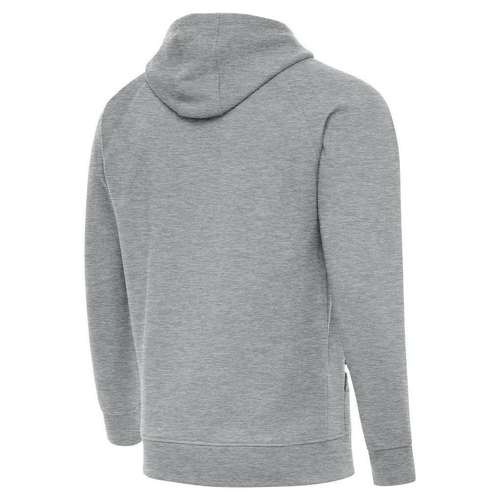 New York Jets  Antigua Brushed Carbon Victory Pullover Hoodie