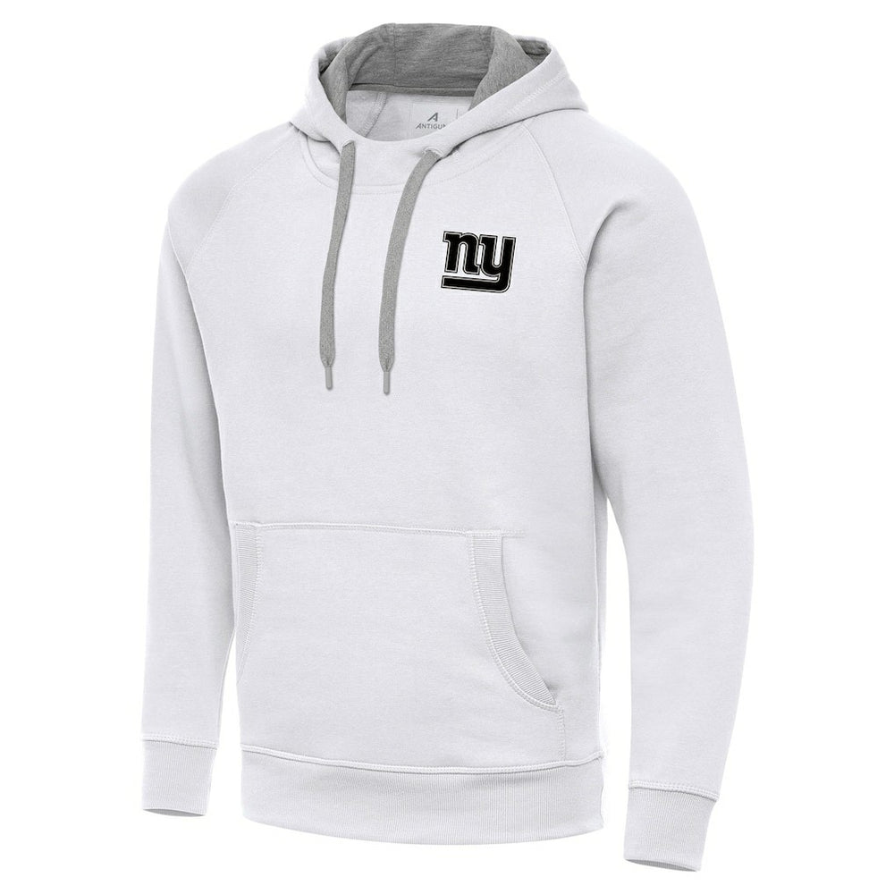 New York Giants  Antigua Brushed Carbon Victory Pullover Hoodie