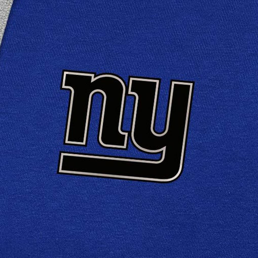 New York Giants  Antigua Brushed Carbon Victory Pullover Hoodie