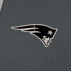 New England Patriots  Antigua Brushed Carbon Victory Pullover Hoodie