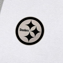 Pittsburgh Steelers  Antigua Brushed Carbon Victory Pullover Hoodie