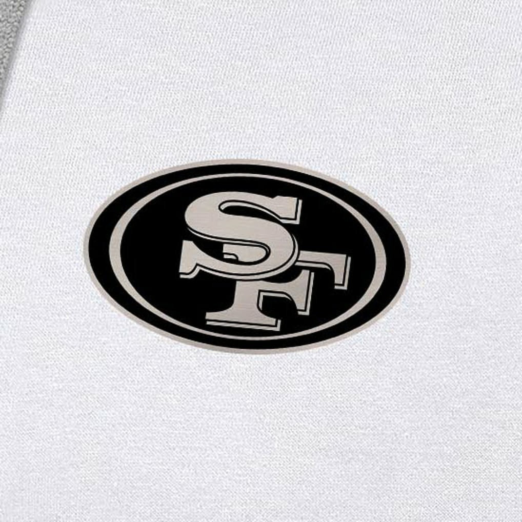San Francisco 49ers  Antigua Brushed Carbon Victory Pullover Hoodie