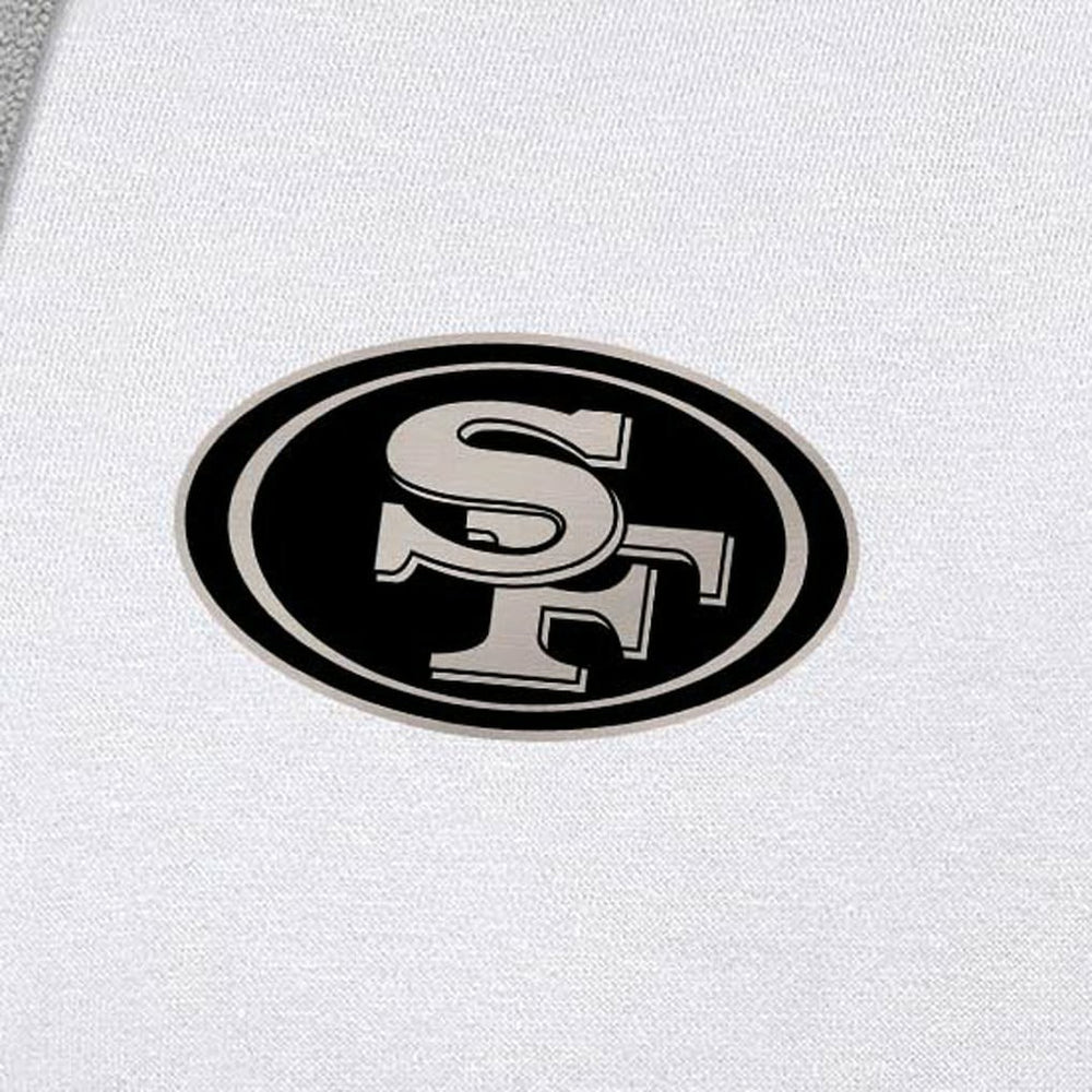 San Francisco 49ers  Antigua Brushed Carbon Victory Pullover Hoodie