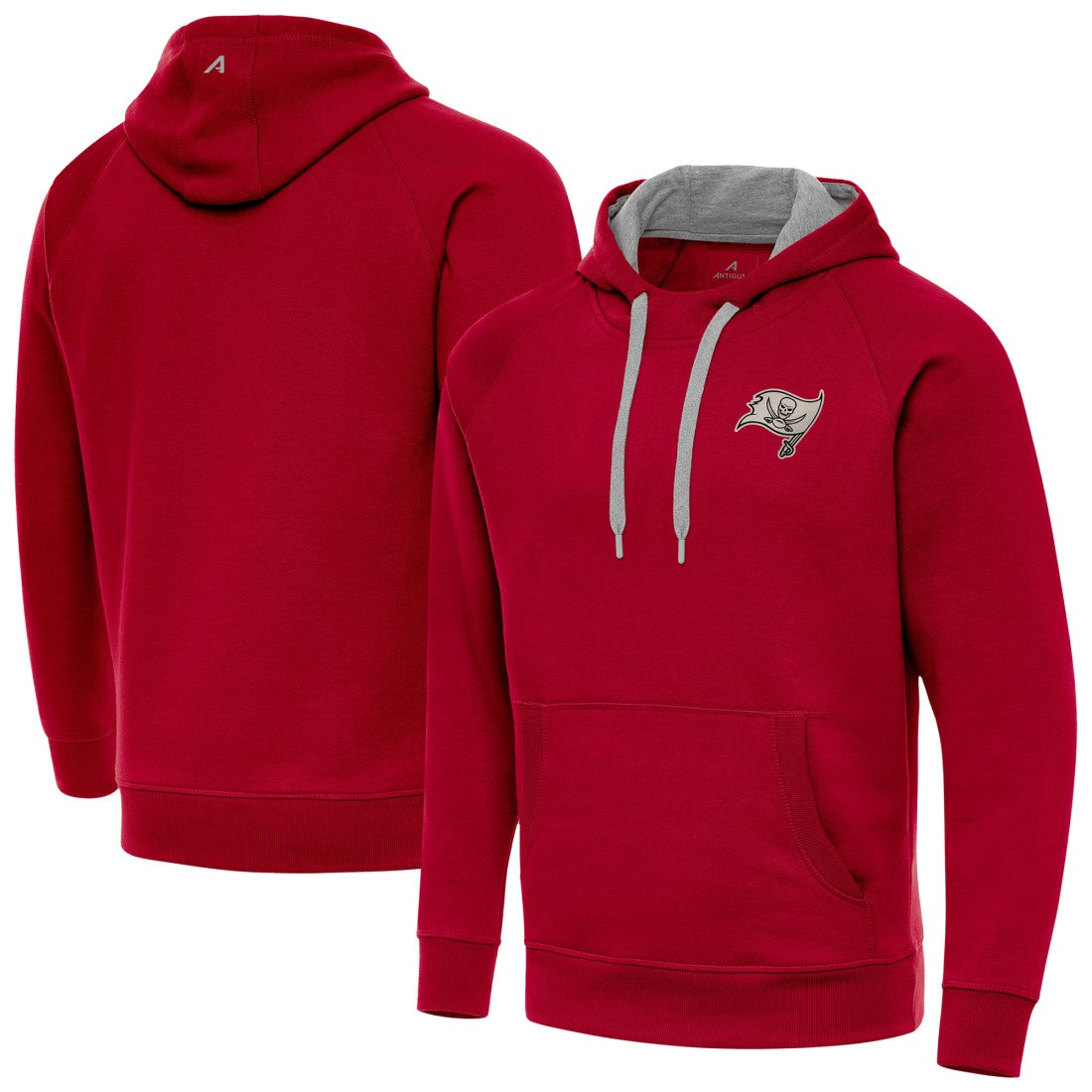 Tampa Bay Buccaneers  Antigua Brushed Carbon Victory Pullover Hoodie