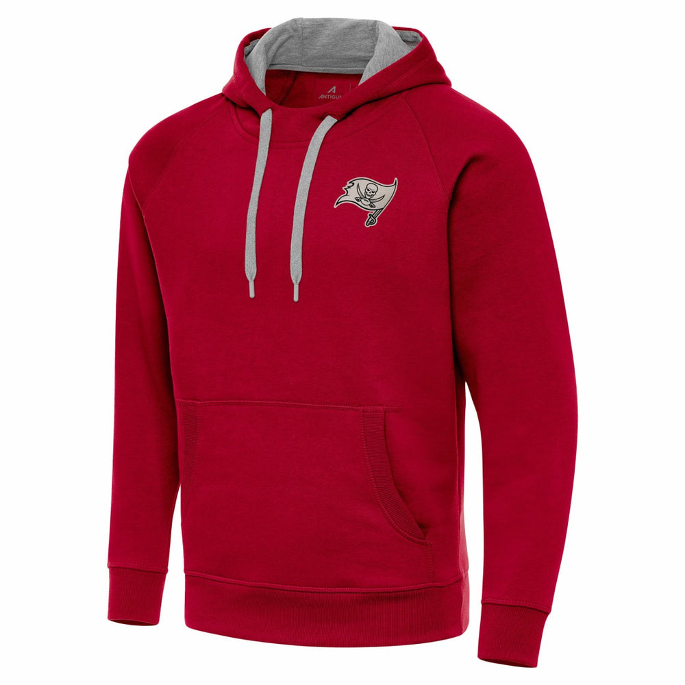 Tampa Bay Buccaneers  Antigua Brushed Carbon Victory Pullover Hoodie