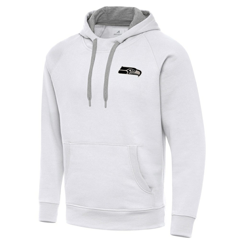 Seattle Seahawks  Antigua Brushed Carbon Victory Pullover Hoodie