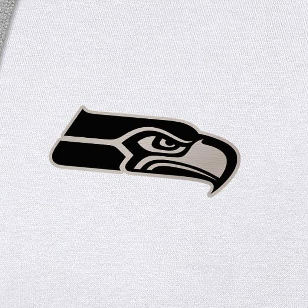 Seattle Seahawks  Antigua Brushed Carbon Victory Pullover Hoodie