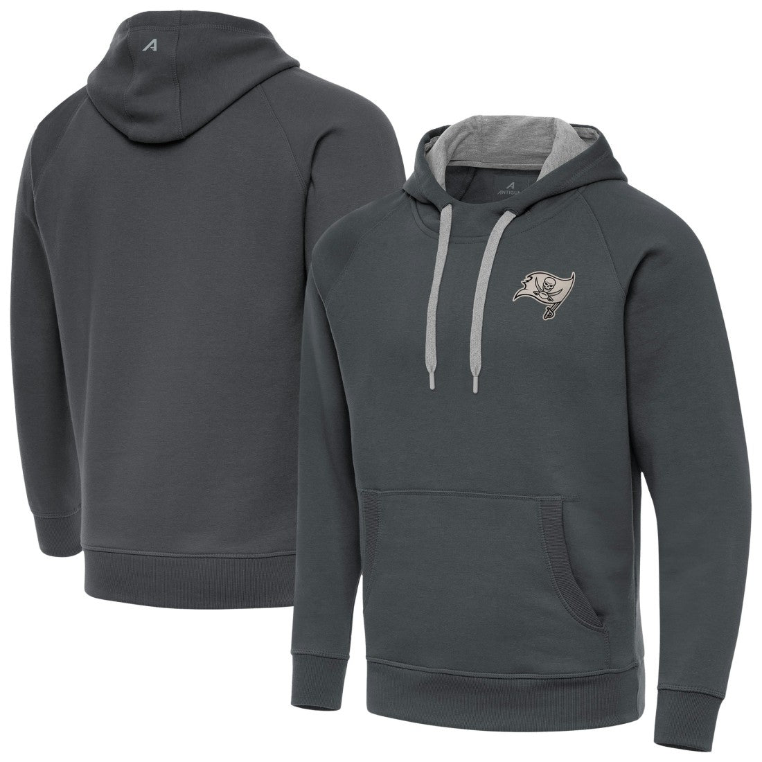 Tampa Bay Buccaneers  Antigua Brushed Carbon Victory Pullover Hoodie