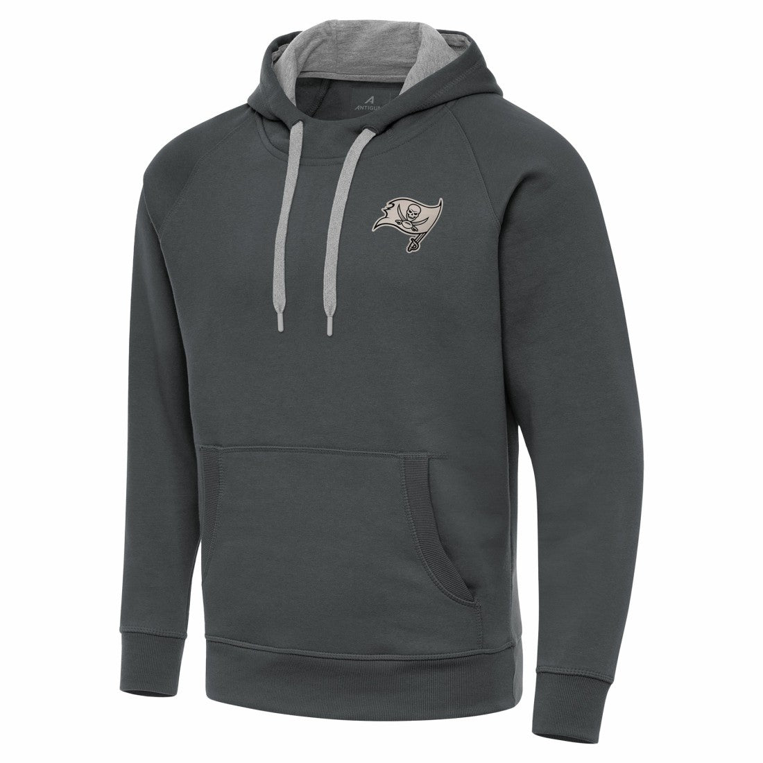 Tampa Bay Buccaneers  Antigua Brushed Carbon Victory Pullover Hoodie