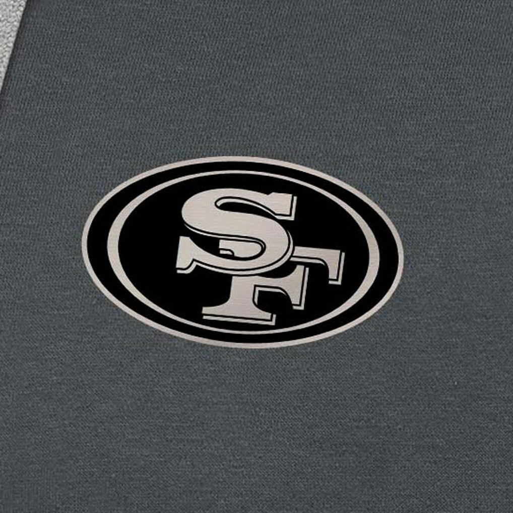 San Francisco 49ers  Antigua Brushed Carbon Victory Pullover Hoodie