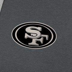 San Francisco 49ers  Antigua Brushed Carbon Victory Pullover Hoodie
