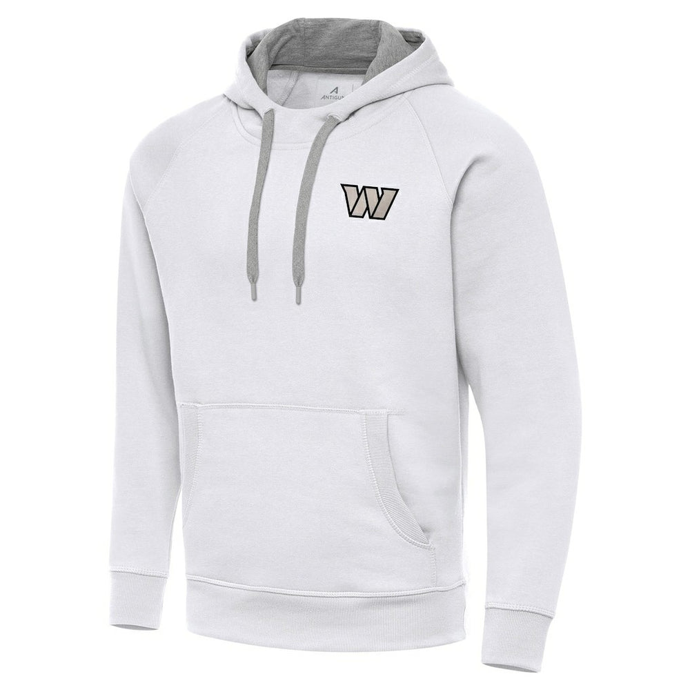 Washington Commanders  Antigua Brushed Carbon Victory Pullover Hoodie