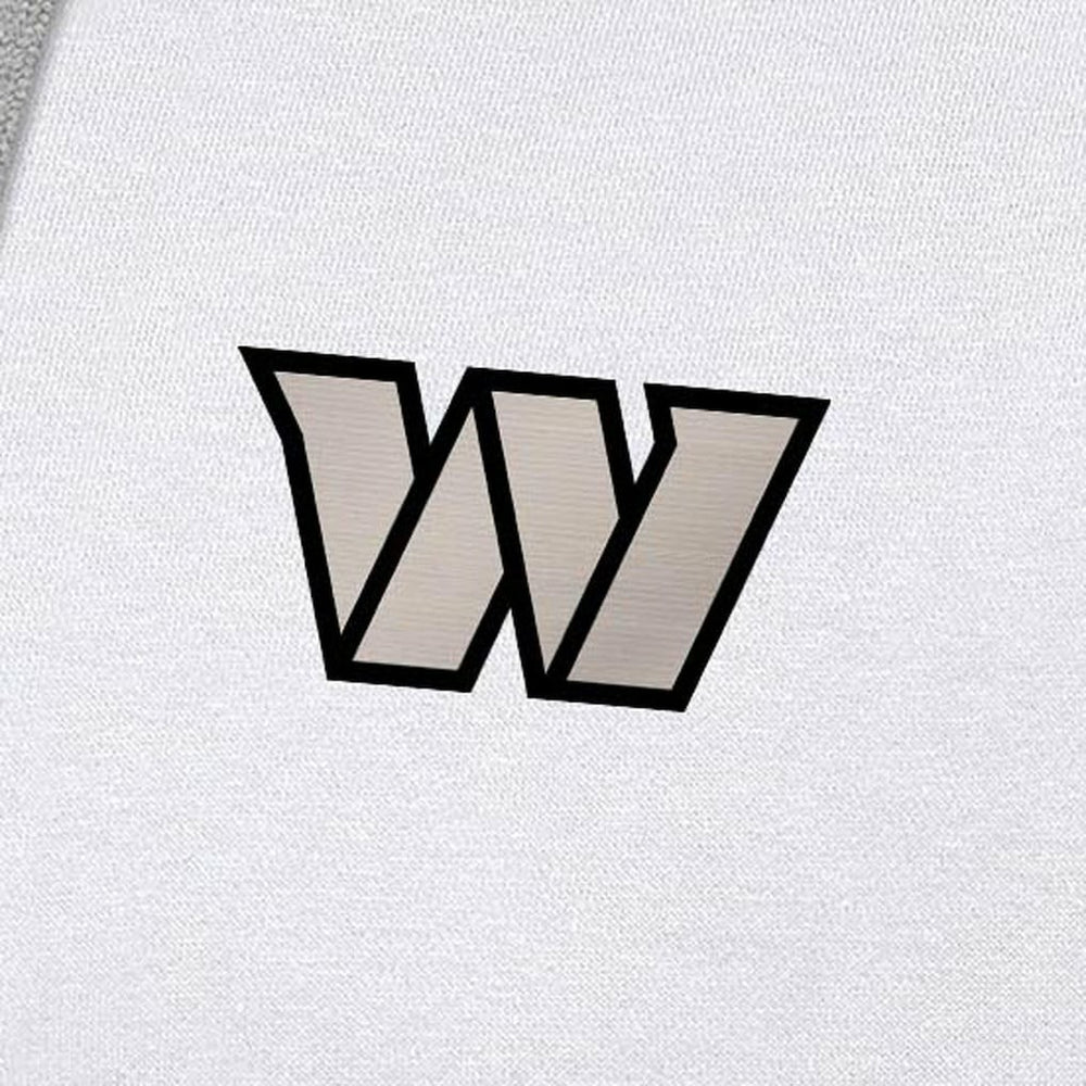 Washington Commanders  Antigua Brushed Carbon Victory Pullover Hoodie