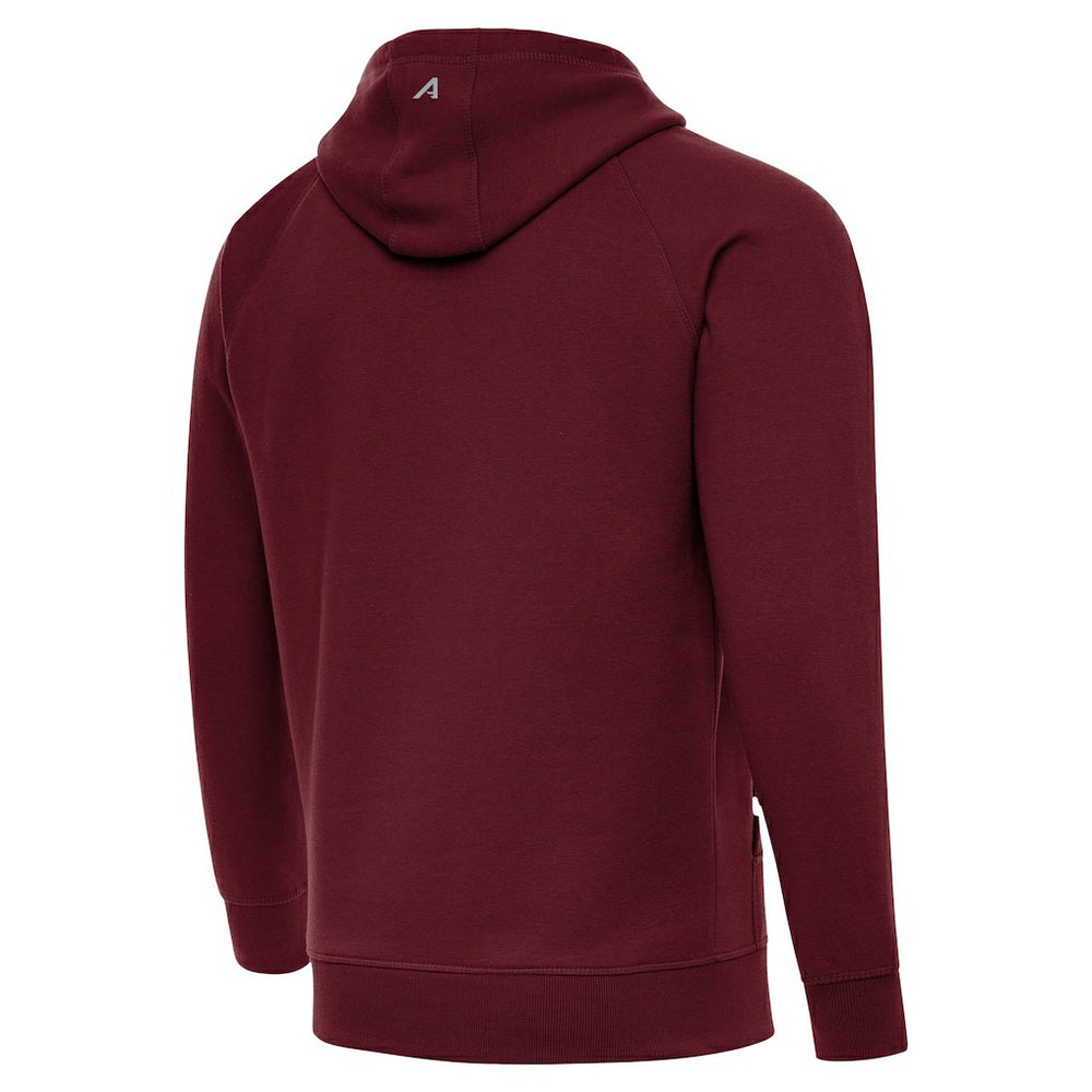 Washington Commanders  Antigua Brushed Carbon Victory Pullover Hoodie