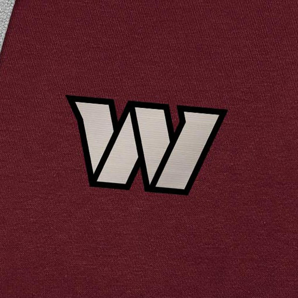 Washington Commanders  Antigua Brushed Carbon Victory Pullover Hoodie