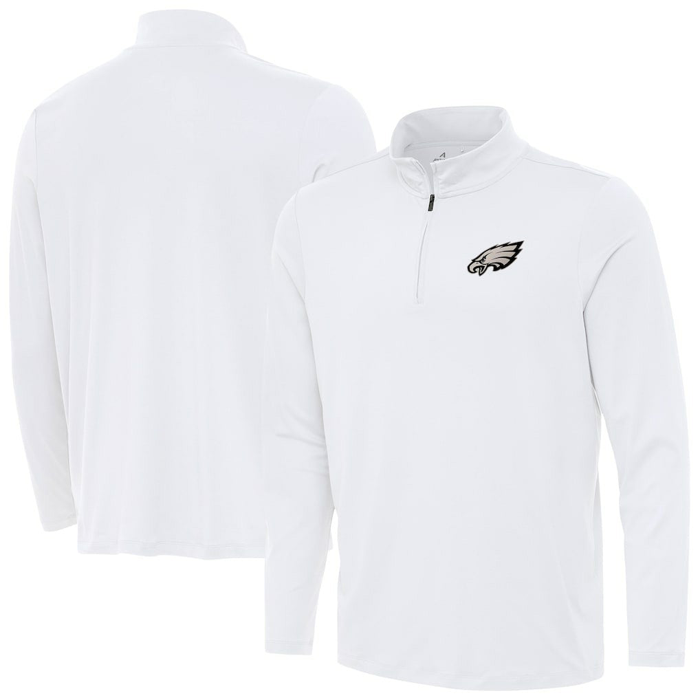 Philadelphia Eagles  Antigua Reprocess Quarter-Zip Top