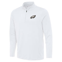 Philadelphia Eagles  Antigua Reprocess Quarter-Zip Top