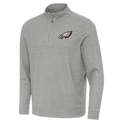 Philadelphia Eagles  Antigua Subtle Quarter-Zip Sweatshirt