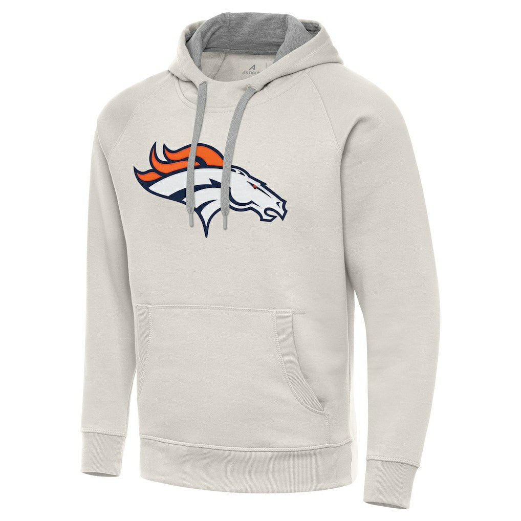 Denver Broncos  Antigua Victory Raglan Pullover Hoodie