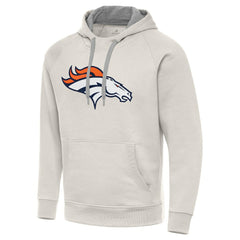 Denver Broncos  Antigua Victory Raglan Pullover Hoodie