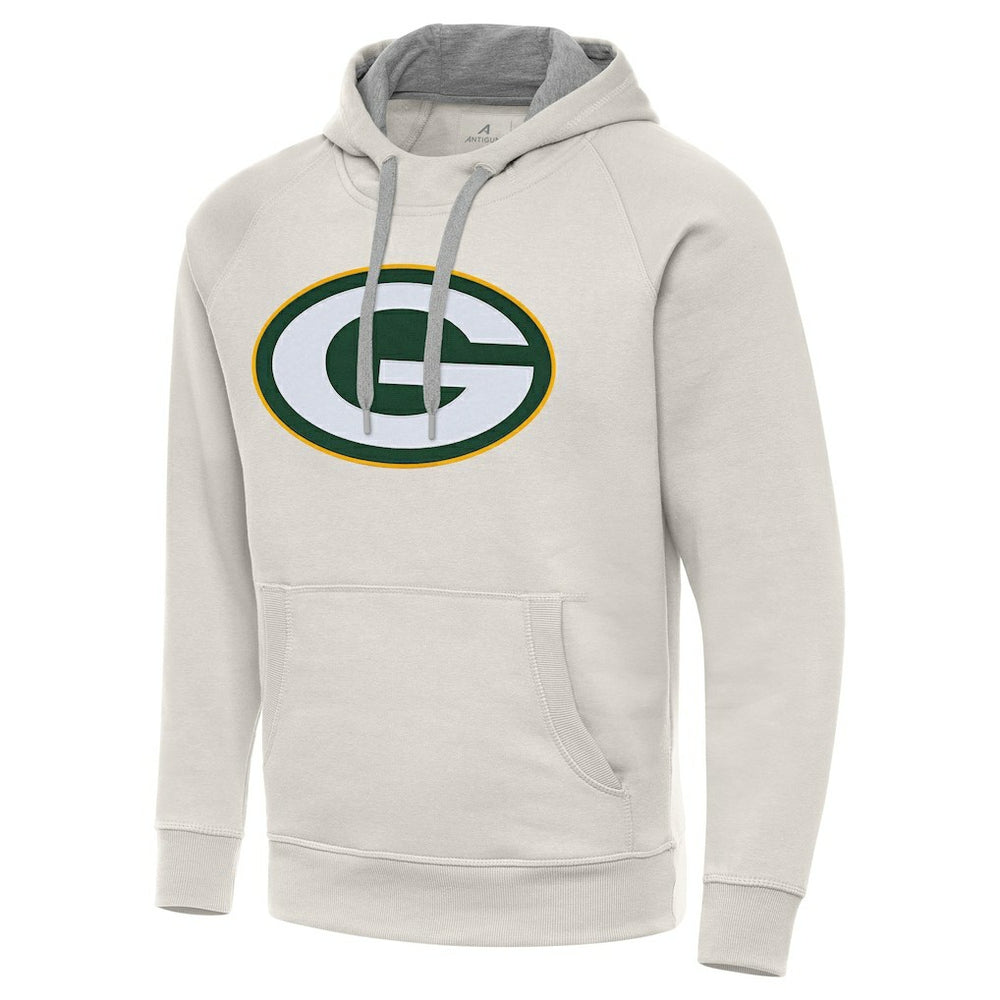 Green Bay Packers  Antigua Victory Raglan Pullover Hoodie