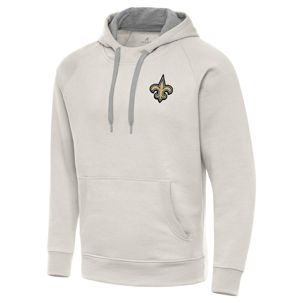 New Orleans Saints  Antigua Victory Raglan Pullover Hoodie