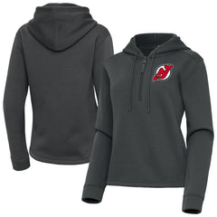 New Jersey Devils Antigua Women's Contemporary Quarter-Zip Hoodie Discount