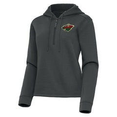 Minnesota Wild Antigua Women's Contemporary Quarter-Zip Hoodie Discount