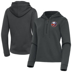 New York Islanders Antigua Women's Contemporary Quarter-Zip Hoodie Online