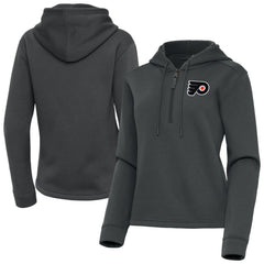 Philadelphia Flyers Antigua Women's Contemporary Quarter-Zip Hoodie Discount