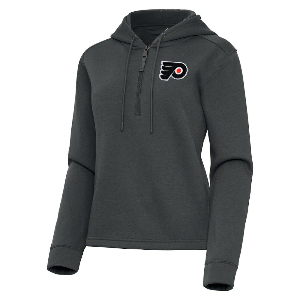 Philadelphia Flyers Antigua Women's Contemporary Quarter-Zip Hoodie Discount