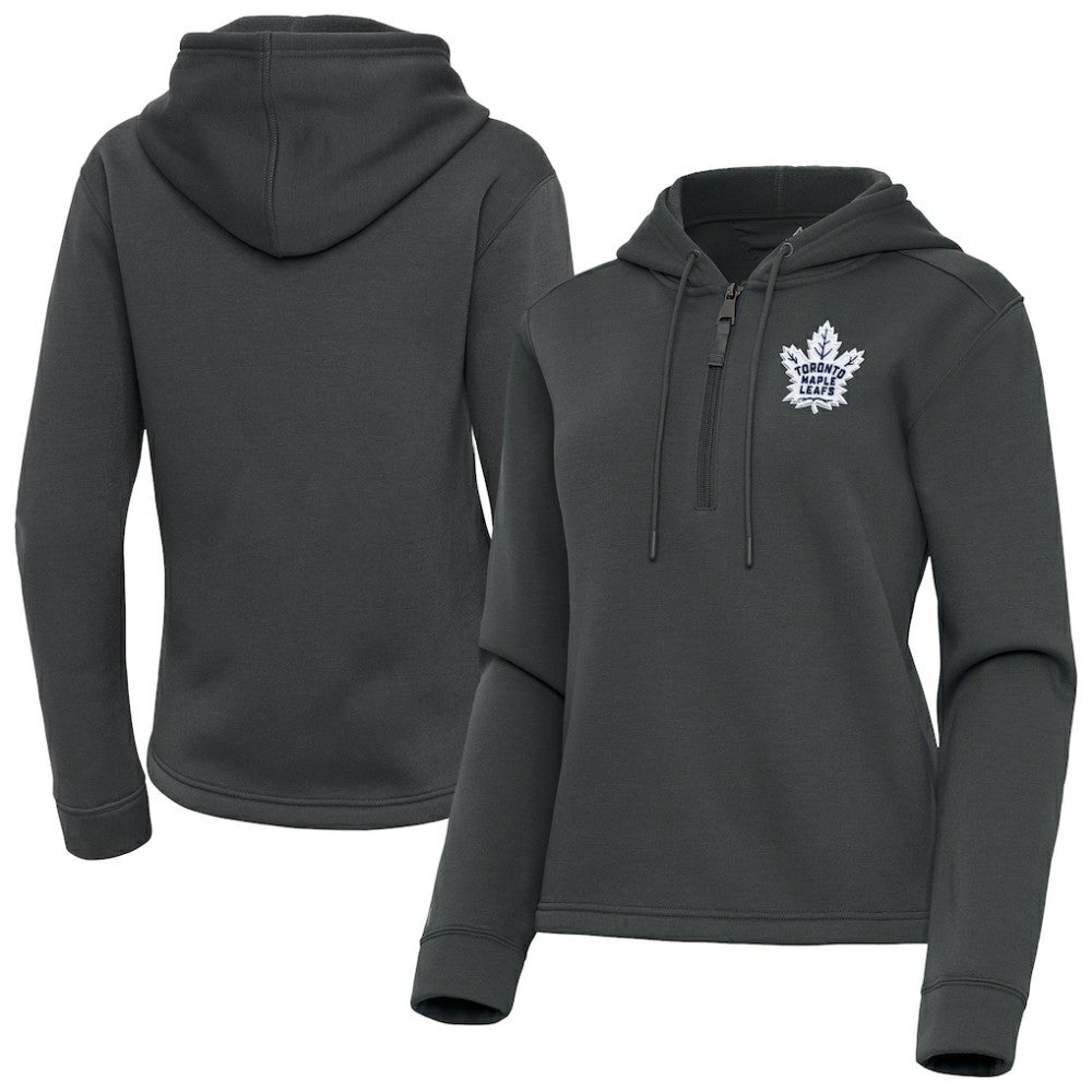 Toronto Maple Leafs Antigua Women's Contemporary Quarter-Zip Hoodie Online