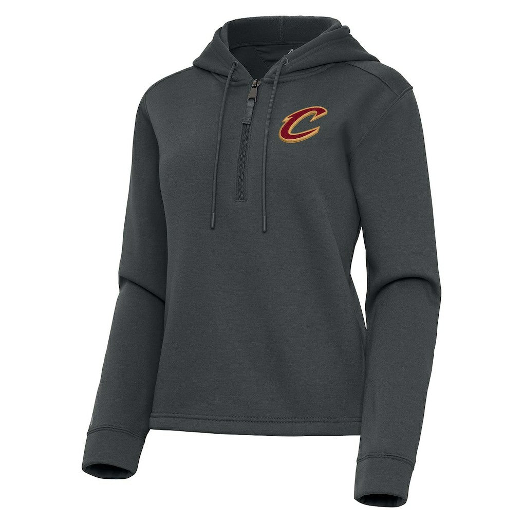 Cleveland Cavaliers Antigua Women's Contemporary Quarter-Zip Hoodie sale For Sale