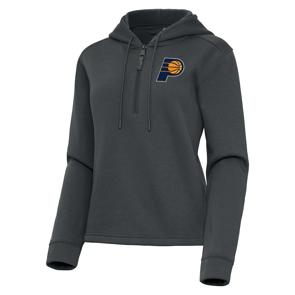 Indiana Pacers Antigua Women's Contemporary Quarter-Zip Hoodie Outlet