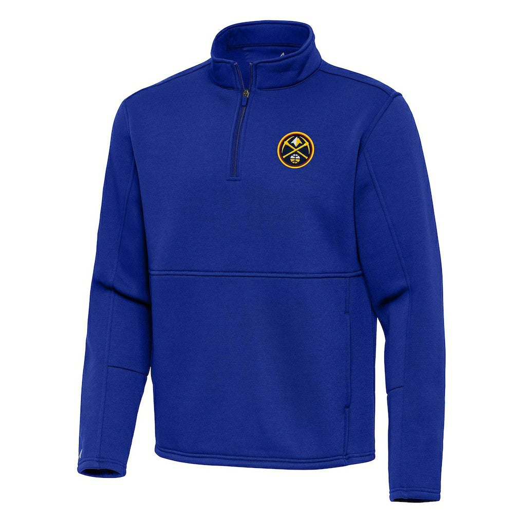 Denver Nuggets Antigua Twist Quarter-Zip Pullover Top - Blue outlet Outlet