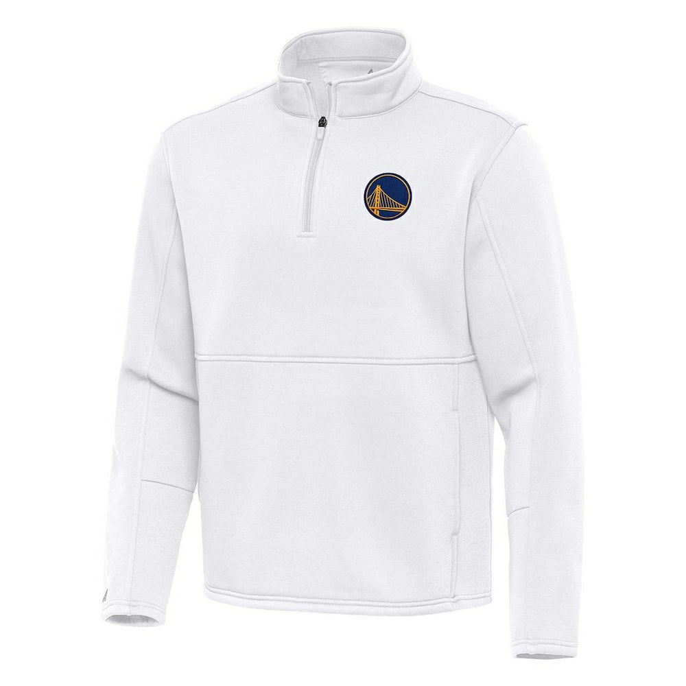 Golden State Warriors Antigua Twist Quarter-Zip Pullover Top - White cheap Online