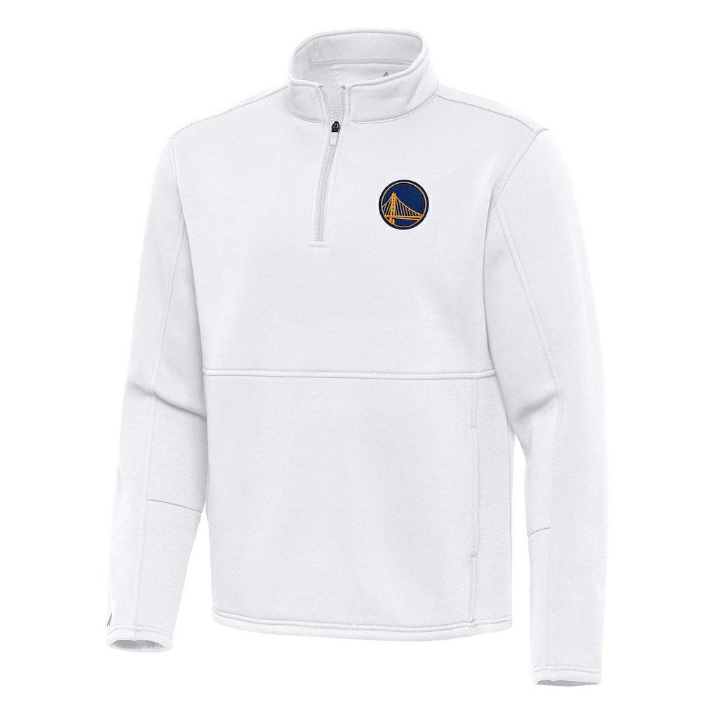 Golden State Warriors Antigua Twist Quarter-Zip Pullover Top - White cheap Online