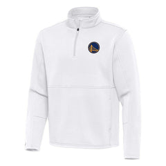Golden State Warriors Antigua Twist Quarter-Zip Pullover Top - White cheap Online