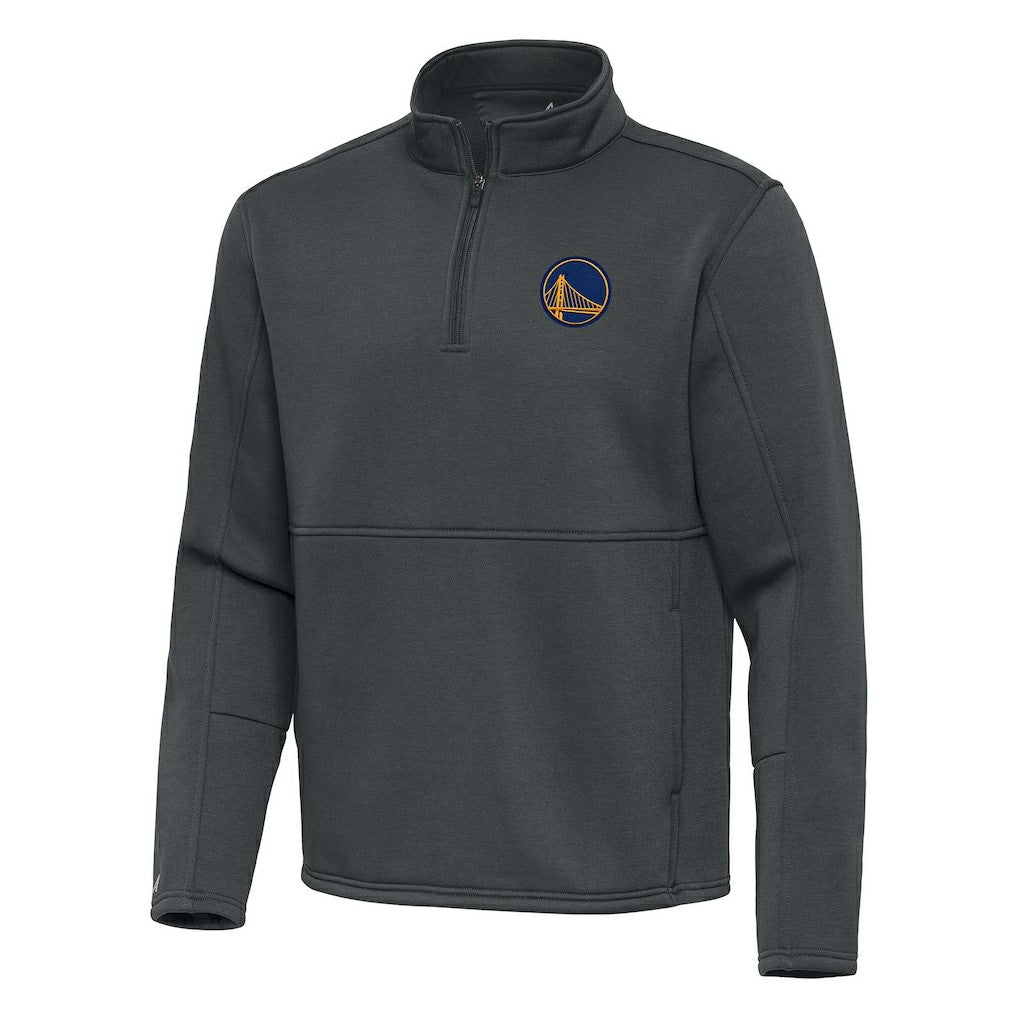 Golden State Warriors Antigua Twist Quarter-Zip Pullover Top - Pewter shop Outlet
