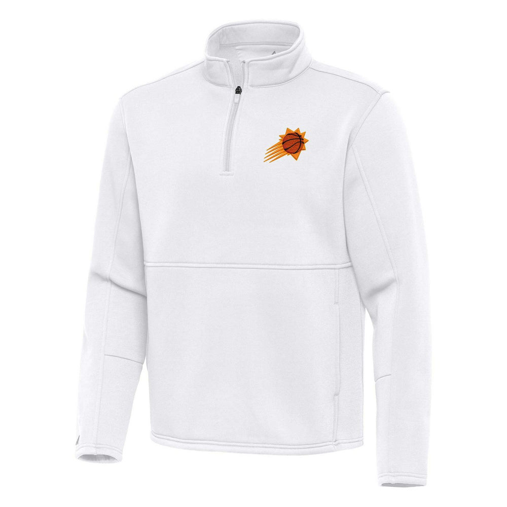 Phoenix Suns Antigua Twist Quarter-Zip Pullover Top - White outlet New