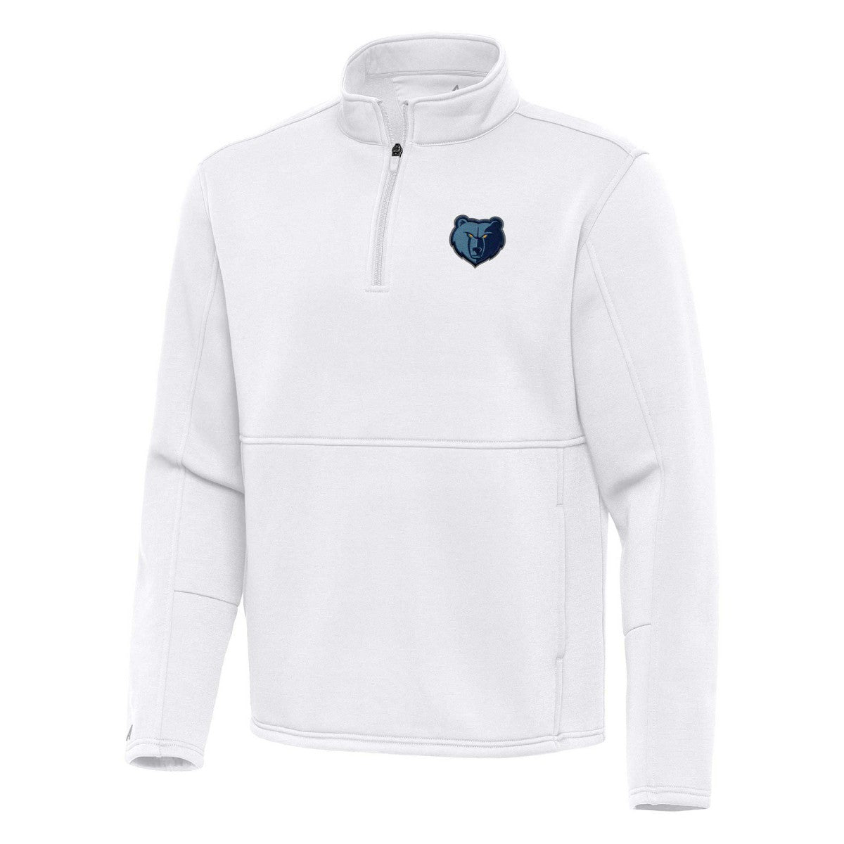 Memphis Grizzlies Antigua Twist Quarter-Zip Pullover Top - White outlet Discount