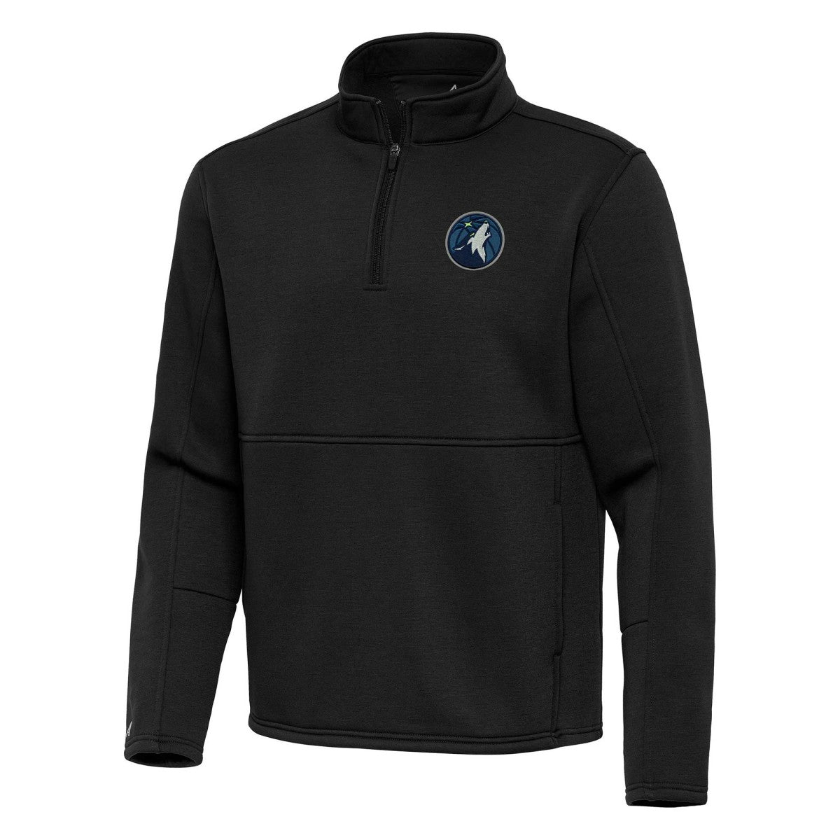 Minnesota Timberwolves Antigua Twist Quarter-Zip Pullover Top - Black cheap On Sale