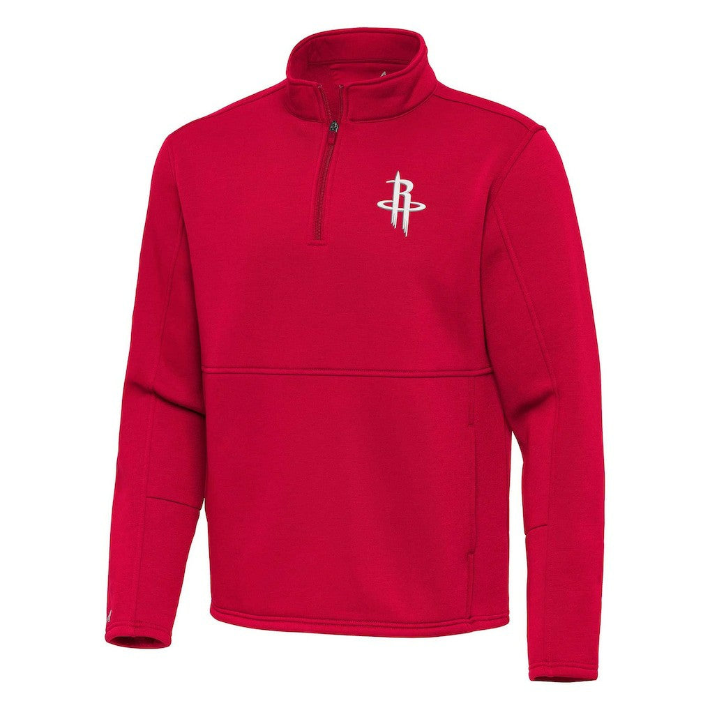 Houston Rockets Antigua Twist Quarter-Zip Pullover Top - Red outlet For Sale